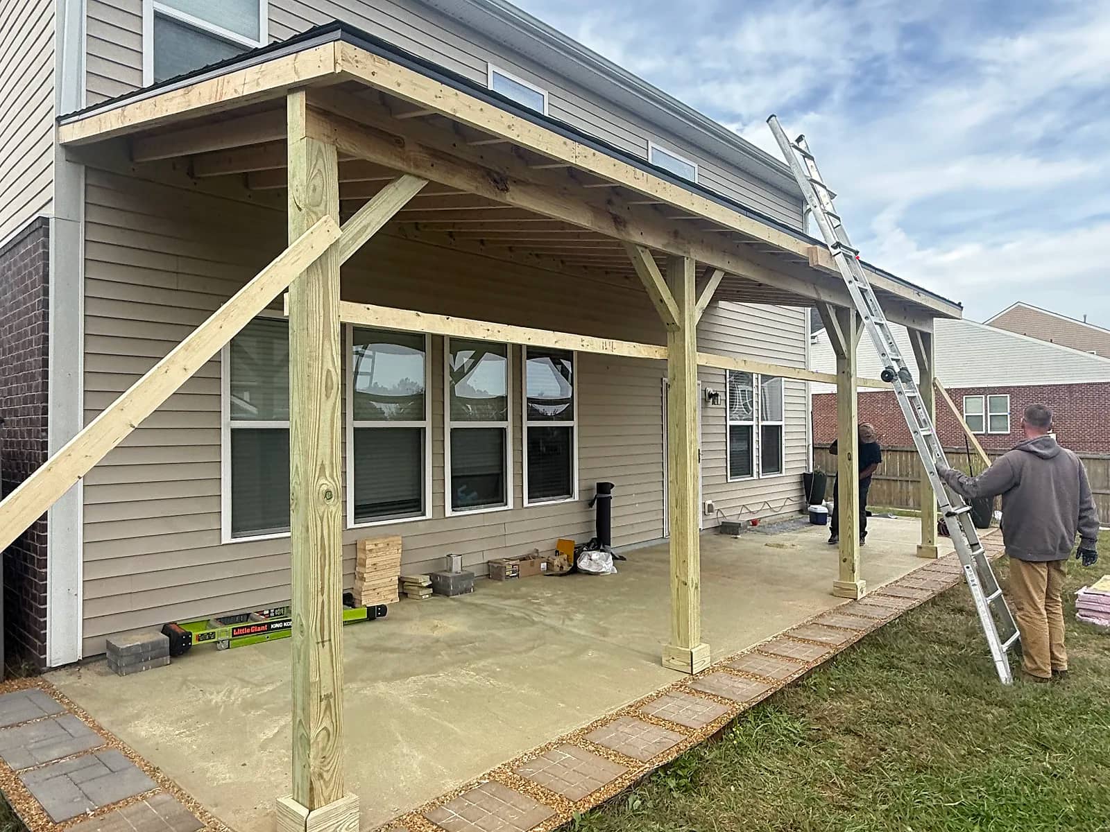 Covered Patios by Tennessee Home Builders